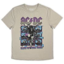AC/DC Ladie's short sleeve tee shirt, Sizes XS to XL