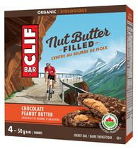 CLIF Bar Nut Butter Organic Chocolate Peanut Energy Bars