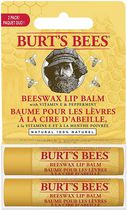 Baume hydratant pour les lèvres à la cire d’abeille d’origine naturelle à 100 % de Burt’s Bees, formule originale avec vitamine E et huile de menthe poivrée
