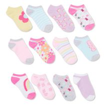 George Girls' Low-Cut Socks 12-Pack