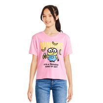 T-shirt à manches courtes Minions pour filles
