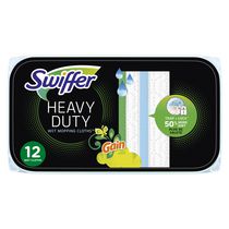 Swiffer Sweeper Heavy Duty Multi-Surface Wet Cloth Refills for Floor Mopping and Cleaning, Gain scent