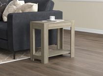 Safdie & Co. Table D'appoint Taupe Foncé Avec Tirroir