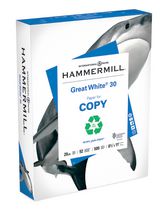 Papier d'imprimante recyclé Great White 30% Hammermill