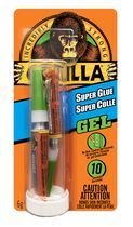 Gorilla Super Glue Gel 2 - Tubes 3 G