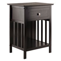Winsome Marcel Accent Table in Coffee Finish