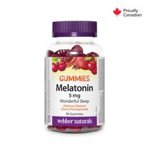Webber Naturals Mélatonine Gélifiés 5 mg