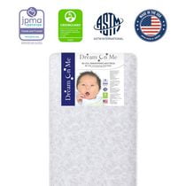 Dream On Me Twilight 5” 80 Coil Spring Crib and Toddler Bed Mattress In Blue