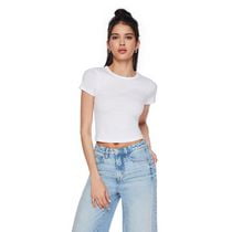No Boundaries Women's Short Sleeve Baby Tee, Sizes XS-XXL