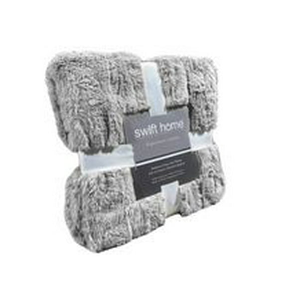 Swift Home Jeté de luxe en fausse fourrure