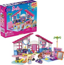 Mega Barbie Malibu House Toy Building Set (303 Pieces)