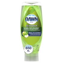Savon à vaisselle Dawn EZ-Squeeze Ultra, élimine les bactéries, détergent à vaisselle liquide, parfum Fleurs de pommier