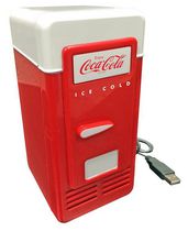 Mini-réfrigérateur rétro Coca-Cola pour canette unique, alimenté par USB, modèle CCRF-01, de Koolatron