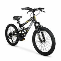 hyper bicycles bear mountain full suspension men's aluminum mountain bike