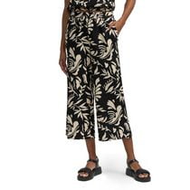 Mexx Women’s Printed Linen Blend Culottes Pant, XS-XXL