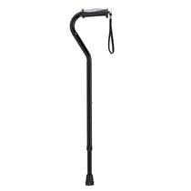 Drive Medical Adjustable Height Offset Handle Cane with Gel Hand Grip