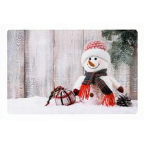 Plastic Set (Peluche Bonhomme De Neige) - Set of 12