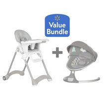 Dream On Me  Solid Times Portable Highchair and Zazu Swing Bundle