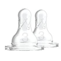 Dr. Brown's Standard Level 3 Silicone Nipples- 2 pk