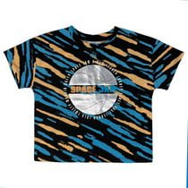 Space Jam Girl's boxy crop short sleeve tee shirt