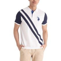 U.S. Polo Assn. Men's Colorblock Pique Polo Shirt, Men's Colorblock Pique Polo Shirt