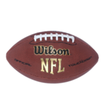 Wilson NFL Super Grip Football - Black/Gold, Junior (Age 9-12) (WTF179