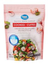 Crevettes blanches du Pacifique cuites Great Value