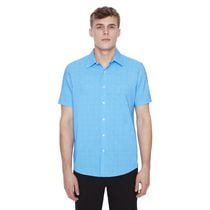 Chemise manches courtes pour homme Dark Black