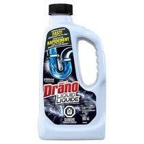 Drano® Liquid Drain Cleaner and Clog Remover, Unclogs and Removes Blockages from Showers and Sinks, 900mL