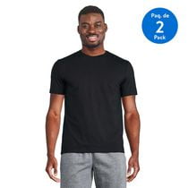 George Men's Stretch Crew Neckline Tee 2-Pack