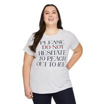 The Pink Closet Women's Plus Crew Neckline Tee