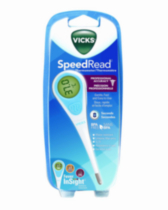 VICKS Thermomètre SpeedRead à fonction Fever Insight