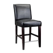 CorLiving Antonio Leather Counter Height Bar Stool