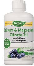 Nature's Way - Calcium et Magnésium Citrate 2:1