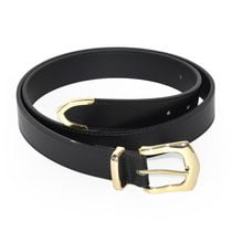 CEINTURE À FINITION LISSE NICCI AVEC QUINCAILLERIE À POINTE EN MÉTAL DORÉ