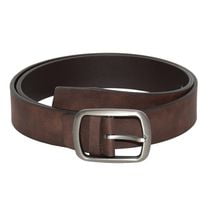 CEINTURE NICCI FINITION LISSE AVEC BOUCLE OVALE EN NICKEL BROSSÉ