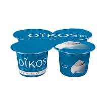 Oikos Yogourt Grec sans gras, Noix de Coco, 0% M.G., Brassé