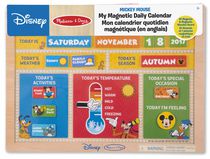 Mon calendrier quotidian magnétique Disney Mickey Mouse de Melissa & Doug