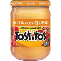 Trempette salsa con queso moyenne de Tostitos