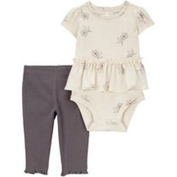 Carter's Child of Mine Ensemble body et pantalon pour bébé fille Purple Heart Tailles Nouveau-né - 24 mois