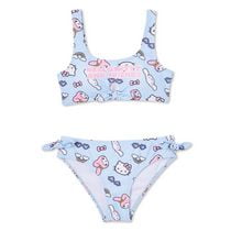 Hello Kitty and Friends Girls' Swim 2-Piece Set, Sizes XS-L