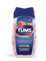 Calcium Carbonate 500mg Fruit Parfum Générique pour Tums 150 Comprimés à Croquer