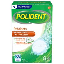Polident for Retainers Daily Cleanser Triple Mint Fresh 84 tabs