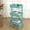 Green, variant on Mainstays Rolling Cart, 3-Tier Metal Utility Cart with wheels for Office and Home - Multi Colors