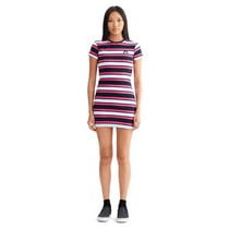 AIRWALK FEMME ROBE CÔTELÉE RAYÉE
