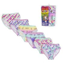Poopsie Girl's Super Hero Girl's 6-Pack Hipster Underwear