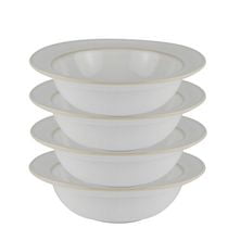 Mesa Ceramics Rondo Stoneware Bowl Rimmed 19cm Set of 4