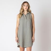 Devoted robe midi avec col Robe midi avec col