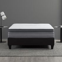 Matelas hybride LuxeRest de 14 pouces avec plateau coussin Euro et ressorts ensachés