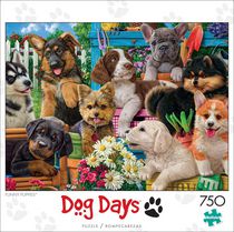 Buffalo Games - Le puzzle Dog Days - Funny Puppies - en 750 pièces